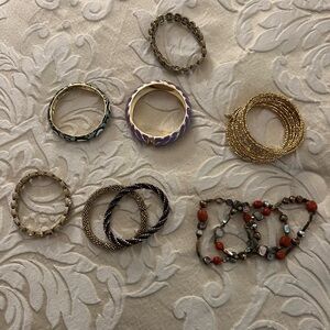 Lot of 10 bracelets